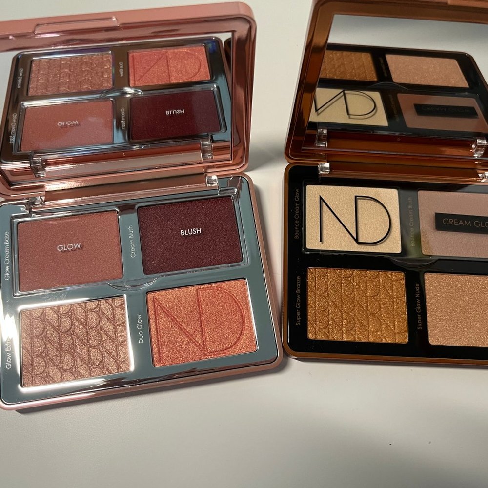 2 Natasha Denona Face Glow Palettes-Bloom  & Bronze Cheek